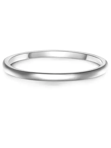 GLANZSTÜCKE MÜNCHEN Damen-Ring Sterling Silber - Eleganter Stapelring - Ringe in Bijouterie, filigraner und anlaufgeschützter Sterlingsilberring, perfekt für Kombinationen und jeden Anlass, ideal als Geschenk in attraktiver Schmuckbox.