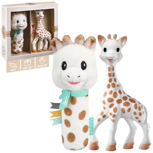 Sophie die Giraffe Geschenkset zur Geburt Sophiesticated Rassel Pouet 00012