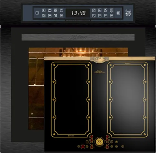 Kaiser EH 6306 RS N Einbaubackofen 86L+KCT 6192 Em Induktionskochfeld 60 cm