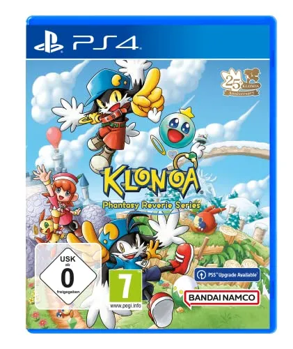 Klonoa Phantasy Reverie Series - PS4 [EU Version] - PC- & Videospiele, Remaster zum 25. Jubiläum mit verbesserter Grafik und anpassbarem Schwierigkeitsgrad für neuen und alten Spielerlebnis.