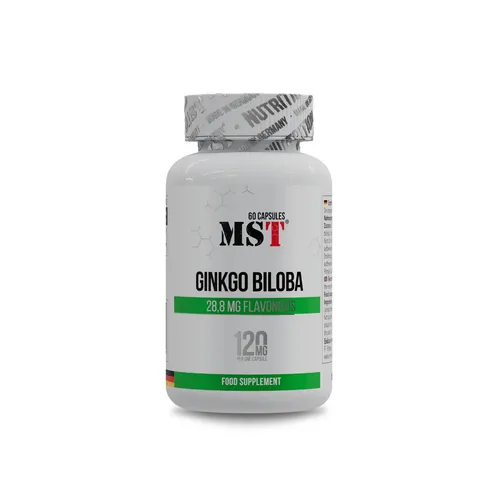 MST Ginkgo Biloba 120mg – Gedächtnis, Konzentration, Durchblutung – 60 Kapseln
