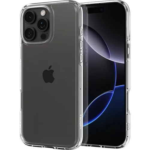 Spigen für iPhone 16 Pro Max Hülle - Anti-Yellowing Ultra Hybrid Case, militärisch getestet mit Air Cushion Technologie für maximalen Schutz