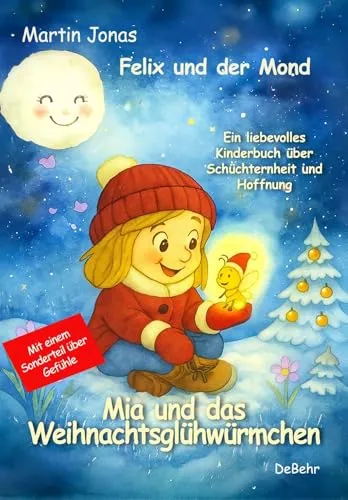 Felix und der Mond - Mia und das Weihnachtsglühwürmchen - Ein liebesvolles Kinderbuch über Schüchternheit und Hoffnung: Mit einem Sonderteil über Gefühle