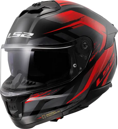 LS2 FF808 STREAM II Fury Motorradhelm XXL in rot von LS2 Helmets