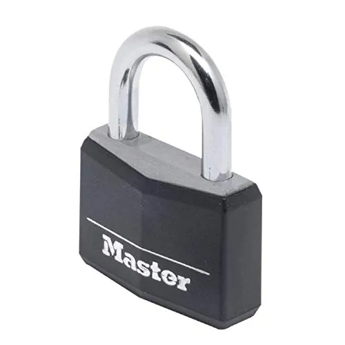 MASTER LOCK 9150EURDBLK VORHÄNGESCHLOSS 50MM ALUMINIUM - SCHWARZE FARBE
