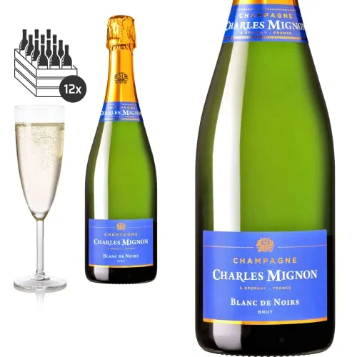 12er Karton Champagne Blanc de Noirs Brut von Charles Mignon