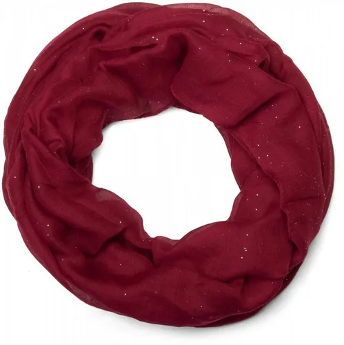 styleBREAKER Loop Loop mit Glitzer unifarben, (1-St)