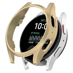 Für Samsung Galaxy Watch 7 40mm Kunststoff PC Smart Watch Gehäuse Hülle Gold - Gold