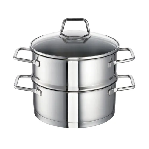 SCHULTE-UFER Dampfgartopf Wega, Edelstahl 18/10 in silber von Schulte-Ufer