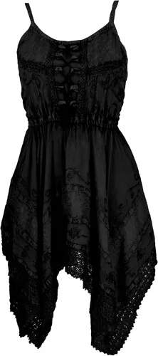 Besticktes indisches Minikleid Boho chic von Guru-Shop