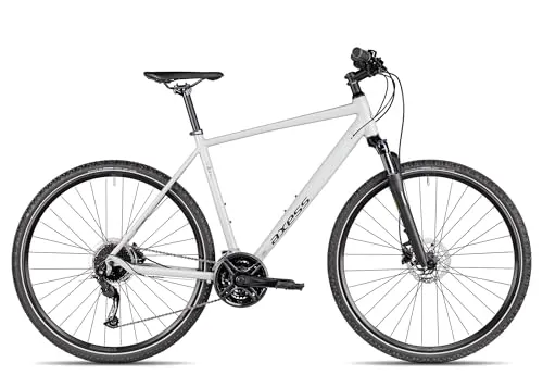 Axess Veris Cross | Herren Crossbike mit 27-Gang Schaltung - Leichtes und sportliches Crossbike mit 27-Gang Schaltung und hydraulischen Scheibenbremsen. Ideal für Pendelstrecken und vielseitige Nutzung auf verschiedenen Untergründen.