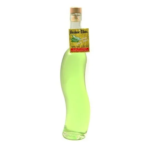 Gurkenlikör 'Krumme Gurke' (0,35 l / 18% vol.)