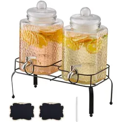 VEVOR Getränkespender 2X5,5L in weiß von Vevor