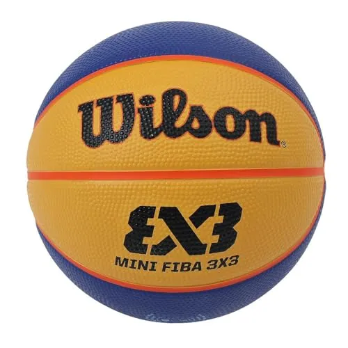 Wilson Unisex-Adult FIBA 3X3 MINI RUBBER BASKETBALL BROWN, von Wilson