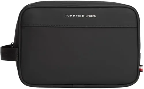 Tommy Hilfiger Kulturbeutel TH REPREVE WASHBAG in schwarz von Tommy Hilfiger