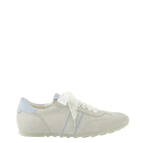 Paul Green Damen Sneaker 5508-049 grau 40,5 - Eleganter Damen Sneaker aus geschmeidigem Leder mit weicher Fersenkappe. Die leichte, flexible Laufsohle bietet hohen Tragekomfort. Ideal für stilvolle Auftritte im Alltag.