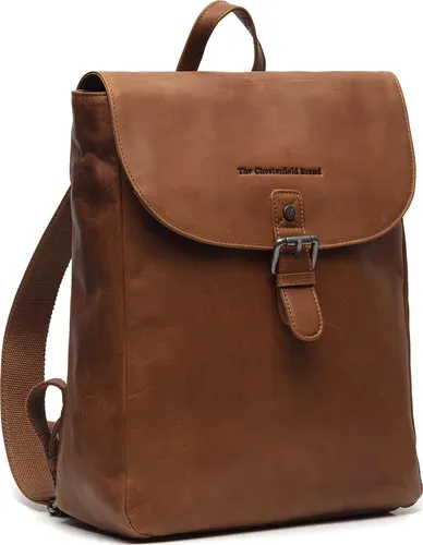 The Chesterfield Brand Vermont Daypack aus Leder 34 cm - Braun - Hochwertiger Rucksack aus Leder, stilvoll und praktisch für den Alltag, ideal für Schule und Freizeit.