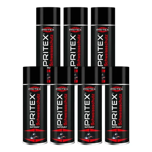 Schweißschutz Spray 7 x 400ml Trennspray Silikonfrei Schweißspray