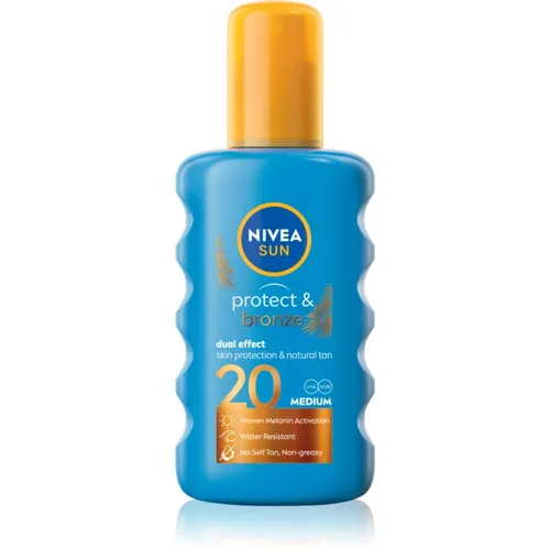 NIVEA SUN Protect & Bronze intensives Bräunungsspray SPF 20 200 ml