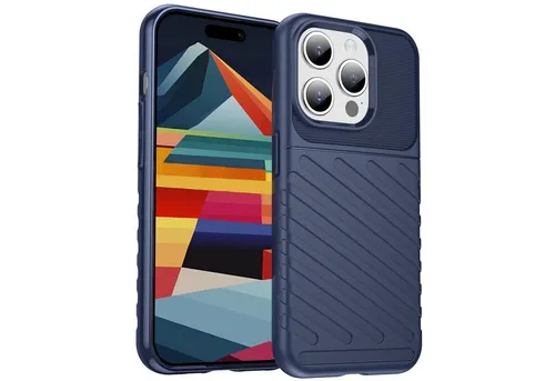 CoolGadget Handyhülle Thunder Hybrid Case für Apple iPhone 15 Pro Max 6,7 Zoll, stylische rutschfeste Schutzhülle Handy Hülle für iPhone 15 Pro Max