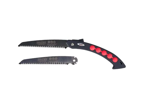 WALTER Handsäge Universalsäge klappbar, 42 cm Gesamtlänge, inklusive Ersatzsägeblatt