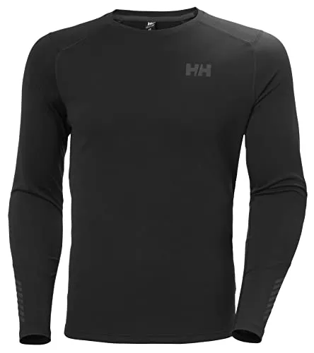 Helly Hansen Herren Sweatshirt Lifa Active Crew, Black, XL von Helly Hansen