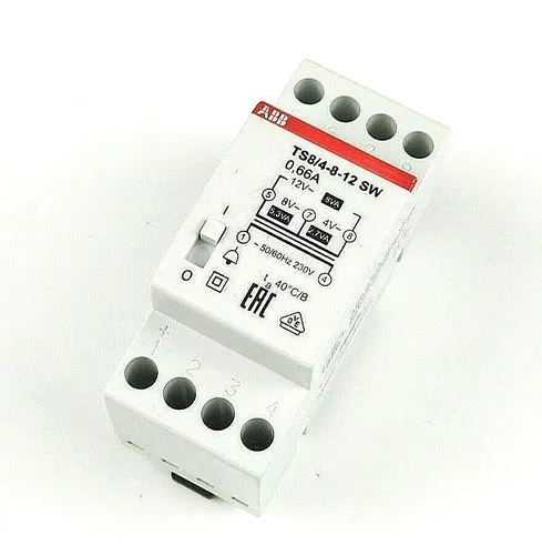 ABB Klingeltrafo TS8/4-8-12 SW von ABB