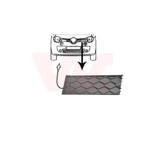 Van Wezel Kühlergitter Equipart 4368511 von Van Wezel