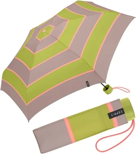 Esprit Super Mini Taschenschirm Petito Collegiate Stripe - Atmosphere