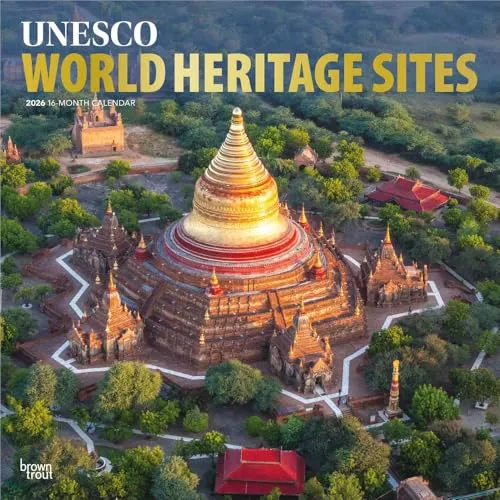 Unesco World Heritage Sites – Unesco-Welterbestätten 2026 – 16-Monatskalender: Original BrownTrout-Kalender [Mehrsprachig] [Kalender] (Wall-Kalender)