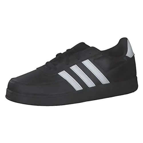 Adidas Breaknet 2.0 Kinder - Schwarz, Sportliche Sneakers - Sneaker für Kinder, inspiriert von Tennisschuhen, aus 50% recyceltem Material. Gepolsterte Cloudfoam-Dämpfung für hohen Tragekomfort, ideal für Schule und Freizeit.