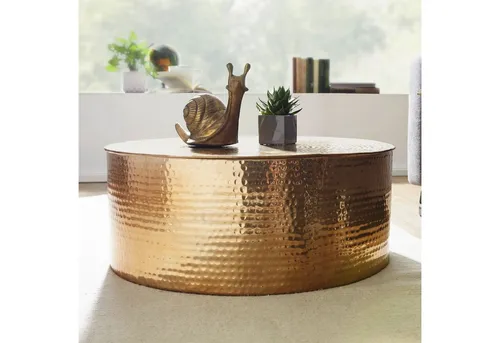 FINEBUY Couchtisch SuVa12260_1 in gold von FineBuy