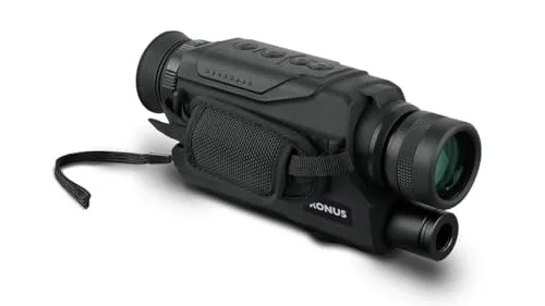 KONUS | KONUSPY-18 Digitales Nachtlicht mit 6-36fach Zoom, Laserbeleuchtung für Dunkelsicht, Scharfe Bilder 640x480, Ideal für Jagd und Nachtwachen