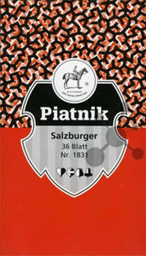Piatnik Spiel Salzburger Jasskarten rot