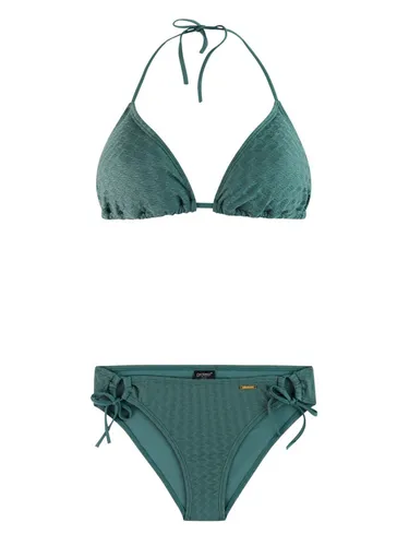 PROTEST PRTEXIT TRIANGLE Bikini 2026 laurelgreen - M - Charmanter Bikini mit Spitzen-Details für einen femininen Look. Herausnehmbare Pads und Kordelverschluss bieten Flexibilität und Komfort. Perfekt für entspannte Strandtage und stilvolle Auftritte.