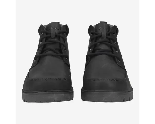 Clarks Herren Schnürschuhe Rossdale Schwarz 43 - Wanderschuhe aus hochwertigem Vollnarbenleder, mit herausnehmbarer Decksohle für optimalen Komfort und Passform.