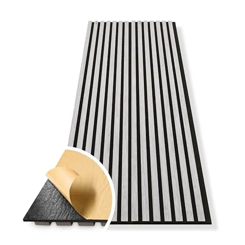 HAGEFOL Akustikpaneel Holz selbstklebend 240x56cm (2 Stück) von HAGEFOL