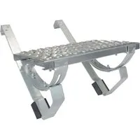 DAPRONA Laufrost Set für flache Dachziegel 40cm - Dachleitern für sichere Dachbegehung, inkl. witterungsbeständigem Material und Montagezubehör für bequeme Arbeiten auf dem Dach.