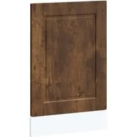 vidaXL Geschirrspülerblende Porto in Räuchereiche - Geschirrspülerblende aus langlebigem Holzwerkstoff, schützt Ihre Spülmaschine und passt sich zeitlos an verschiedene Küchenstile an.