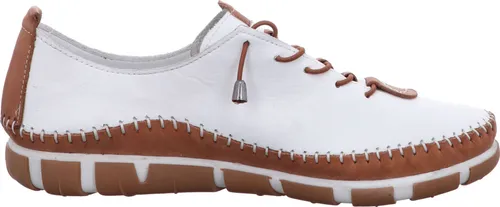 Gemini Damen Sneaker Leder Schlupfschuh 395470-01, Größe: 40 EU, Weiß - Eleganter Sandalen-Sneaker aus hochwertigem Leder mit herausnehmbarer Decksohle für individuellen Tragekomfort. Ideal für Reisen und gemütliche Spaziergänge.