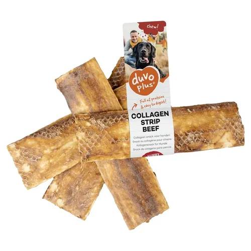 Duvo+ Hundesnack chew! Kollagenstreifen Rind 32 g, UVP 1,49 EUR, NEU