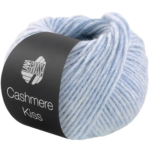 LANA GROSSA Cashmere Kiss - Edles Handstrickgarn aus Merino & Kaschmir - Luxuriöses Handstrickgarn mit 70% Merinowolle und 30% Kaschmir. Ideal für exklusive Projekte wie Pullover und Schals. Weich, leicht und atmungsaktiv für ganzjährige Kreationen.