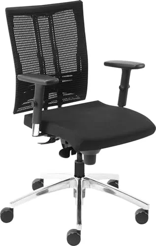 Nowy Styl Bürostuhl NET Motion, Synchronmechanik, mit Armlehnen, Arbeitsdrehstuhl fürs Büro