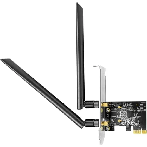 Cudy Wi-Fi 5 Dual-Band PCIe Adapter mit Bluetooth 4.2 Low Profi, WE1300