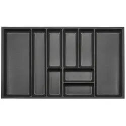 SO-TECH® Besteckeinsatz Orga-Box 3 silbergrau von SO-TECH