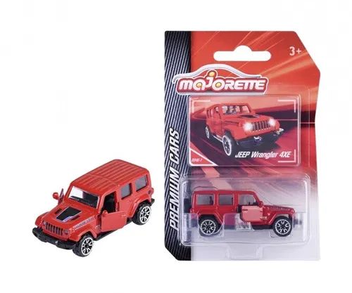 Majorette 212053052Q44 - Jeep Wrangler 4XE , red - Neu
