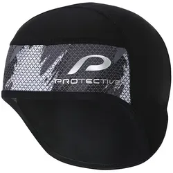 Protective Underhelmet Wind Mütze - ONE SIZE, Schwarz - Wärmende und winddichte Mütze für Radfahrer, ideal für kühle und windige Tage. Perfekter Sitz unter dem Helm für optimalen Komfort.