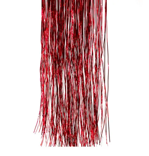 Creativery Lametta, Lametta 24x100cm - Rot