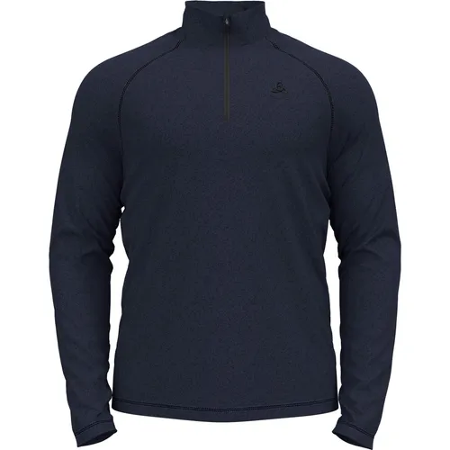 Odlo Fleece-Langarmshirt 1/2 Zip Rigi - Wärmendes Microfleece für Herren in Saphirblau, Größe XL - Funktionsunterwäsche mit weichem, angerautem Fleece für optimale Bewegungsfreiheit und zuverlässige Wärme, ideal für Outdoor-Aktivitäten.