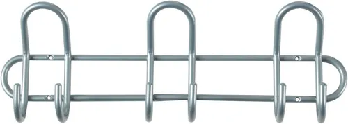 WestCraft Kleiderhaken Garderobe Hakenleiste Wandgarderobe Kleiderhaken Garderobenleiste, rustikale Wanddekoration, (1-St), Garderobe Kleiderstange Flurgarderobe Metall Garderobe 6 Haken